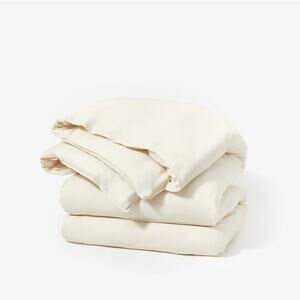 NEW! Buffy Breeze Eucalyptus Duvet Cover Full/Queen Size Cream $139 msrp I3-2